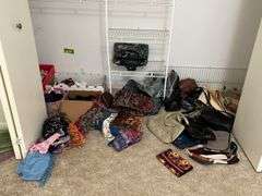 Ladies scarves, gloves, hankies, purses etc..