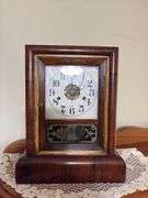 Antique Gilbert shelf clock 11 wide x 13 tall
