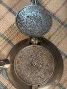 Krumkake iron, crepe maker and sandbakkel set