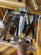 Knives and assorted kitchen utensils