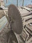 2 buzz saws, belt drive