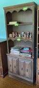 12D x 30L x74H bookcase with lower double doors No contents