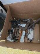 Axe, saw, loppers, crowbar, C clamps etc...