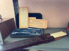 Post Versalog and Dietzgen drafting kit