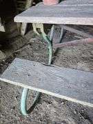 6' steel pipe leg picnic table