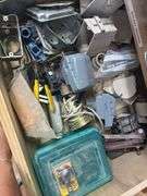 Workbench with six drawers and contents please come at the end of pick up!