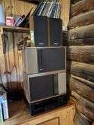 Kenwood stereo system and speakers plus bose speakers