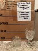 4 boxes of stemware Believe labels on boxes to be correct, pieces as shown