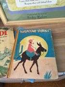 Framed Little Bo Peep, five very old children’s books