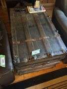 Antique trunk, used as coffee table