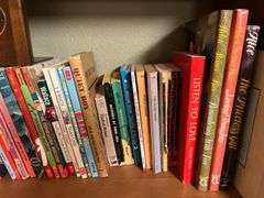 LOTS of paperback books 3 shelves