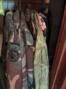 Army Surplus clothing hats, hoods etc...