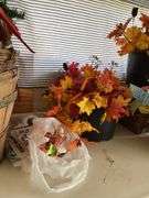Styrofoam coolers, beverage coolers, bushel baskets, artifical flowers etc...