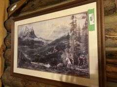 Mountain man print