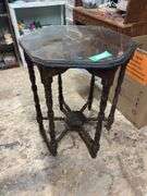 Unique, antique six sided table