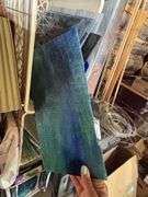 Large assortment of glass pieces for glass making projects