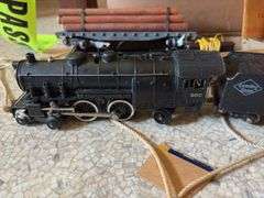 AC Gilbert Co 3/16” scale American Flyer train set,  track, crossover and No. 2 transformer