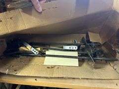 Rope, water can, bird house, mini shop vac, chain, etc