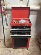 Tiny tool chest with contents