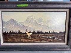 "Teton Splendor" painting by William Zivic 31 x 20