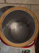 Square picnic basket, metal plaid picnic basket and tablecloth