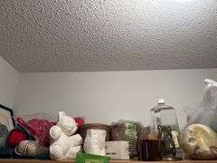 Persian cord, wall art, Thailand jute, bookends, lamp oil, shoe shine kit, entry rug, piece of linoleum and more