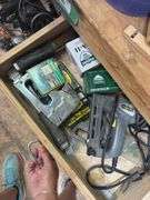 Workbench with six drawers and contents please come at the end of pick up!