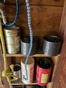 Nails, rope, sledgehammer