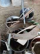 7 buckets of farm iron