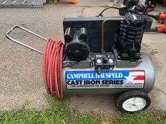 Campbell Hausfeld 3.5 hp portable air compressor and hose