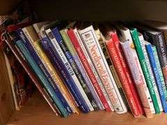 3 shelves of books Please see photos