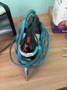 Hamilton Beach two slice toaster (like new), Rival hand mixer appears to be NIB and an old GE iron