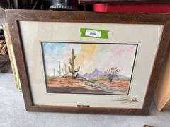 "Picacho Vista" - print by William Zivic 27 x 21