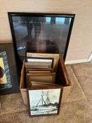 Prints, pictures, Grandma Moses plates