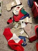 Christmas stockings, some new w/tags