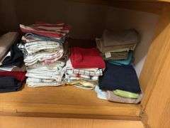 Towels, towels, towels-bath, kitchen, aprons Lots and lots!
