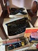 AC Gilbert Co 3/16” scale American Flyer train set,  track, crossover and No. 2 transformer