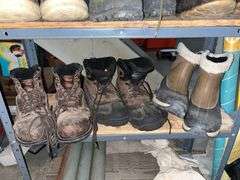 9 pr of outdoor boots size 8 ???