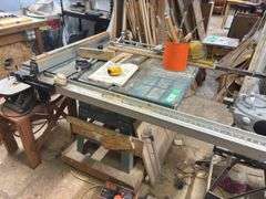 Jet brand 10 inch contractor saw - may need to be disassembled to get it out