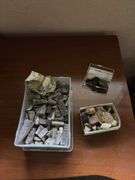 Boxes of rocks