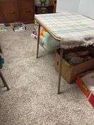 Three card tables NO CONTENTS