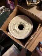 New roll of plastic sheeting