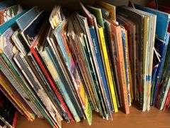 2 shelves of kids books