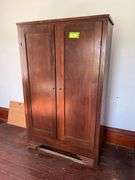 16D x 38L x 62H double door wardrobe