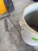 6 gallon Western crock w/ wire bail handles