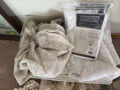 Lace work includes doilies, dresser runners, curtain panels etc Victorian Rose and other patterns