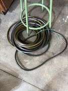 Shop stool and garden hose