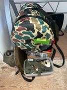 Canteens, seats, belts, hats