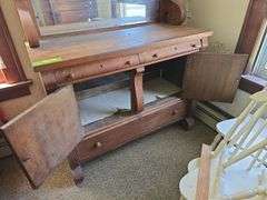 Oak sideboard 21D x 48L x 53H