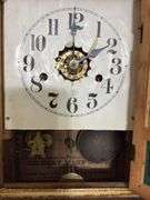Antique Gilbert shelf clock 11 wide x 13 tall